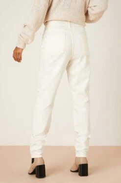 Dorothy Perkins Slim Rip Mom Jeans 6 Dorothy Perkins Slim Rip Mom Jeans -Perkinsdory Store bqq02206 ecru xl 2