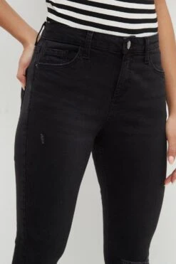 Dorothy Perkins Raw Hem Darcy Jeans -Perkinsdory Store bqq02210 black xl 3