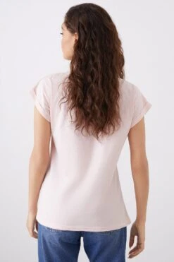 Dorothy Perkins Petite Cotton 3 Pack Roll Sleeve T-Shirt 6 Dorothy Perkins Petite Cotton 3 Pack Roll Sleeve T-Shirt -Perkinsdory Store bqq02971 multi xl 2