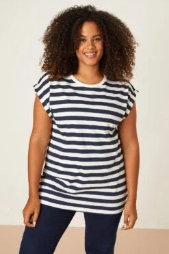 Dorothy Perkins Curve 3 Pack Roll Sleeve 7 Dorothy Perkins Curve 3 Pack Roll Sleeve -Perkinsdory Store bqq03079 navy xl 2