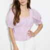 Dorothy Perkins Puff Sleeve Square Neck Top