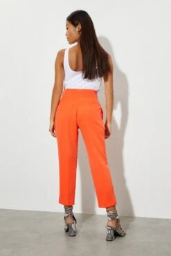 Dorothy Perkins Petite High Waisted Slim Leg Trouser -Perkinsdory Store bqq04088 red xl 2