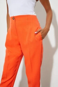 Dorothy Perkins Petite High Waisted Slim Leg Trouser -Perkinsdory Store bqq04088 red xl 3