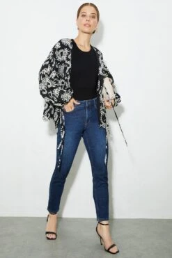 Dorothy Perkins Premium Broderie Tie Front Jacket