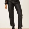 Dorothy Perkins Coated Straight Leg Jeans