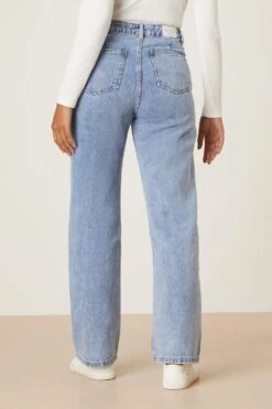 Dorothy Perkins Cargo Detail Straight Leg Jeans -Perkinsdory Store bqq08849 blue xl 2