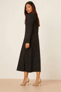 Dorothy Perkins Petite Soft Touch Swing Midi Dress -Perkinsdory Store bqq08979 charcoal xl 2