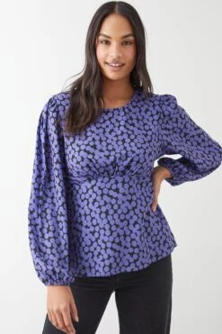 Dorothy Perkins Abstract Spot Tea Blouse