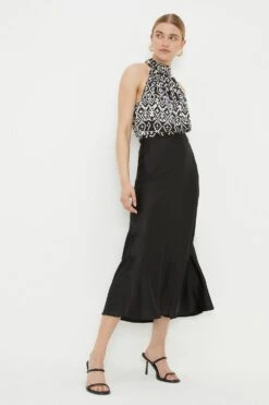 Dorothy Perkins Mono Ikat Halter Top -Perkinsdory Store bqq09617 mono xl 1