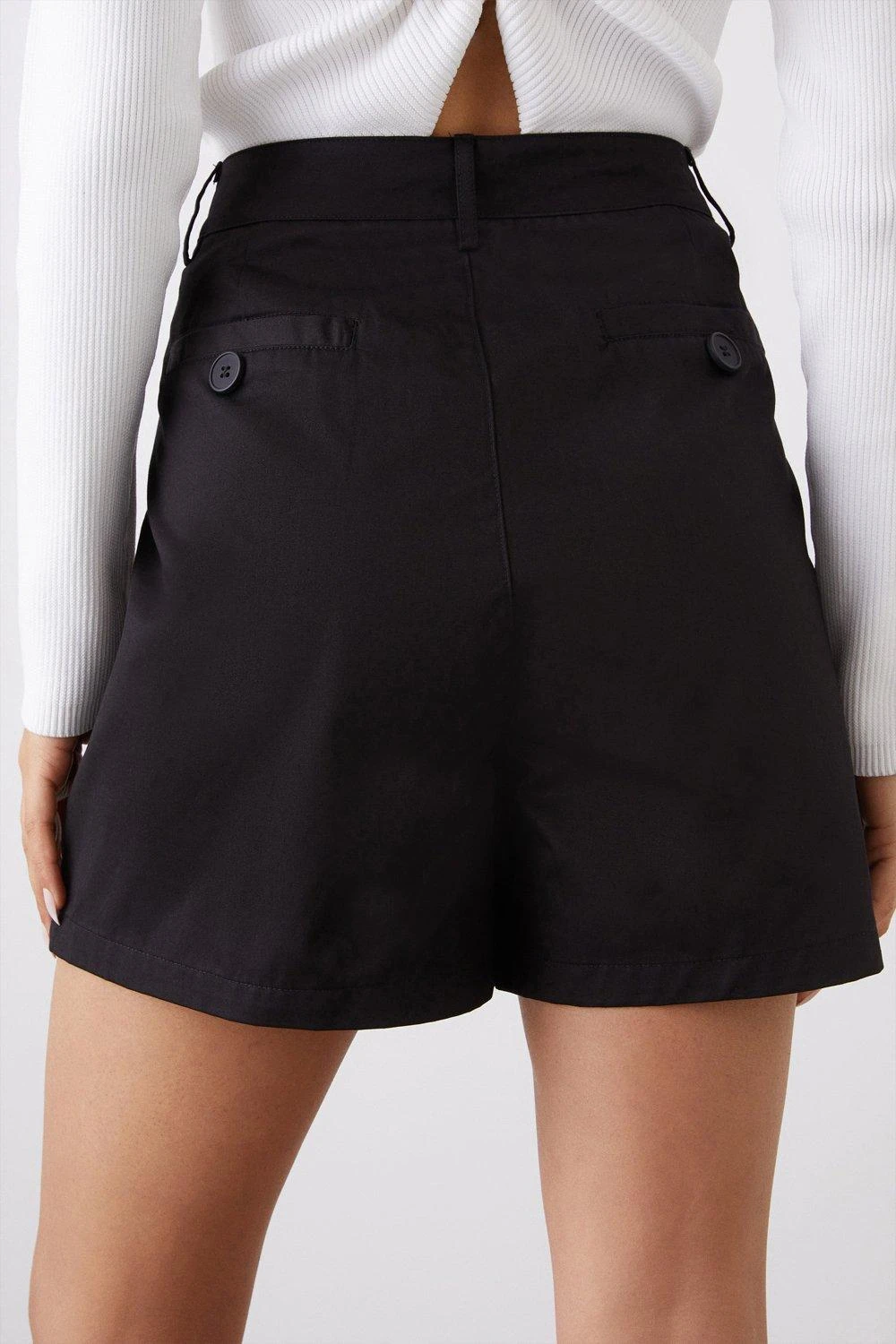 Dorothy Perkins Petite Poplin Shorts 3 Dorothy Perkins Petite Poplin Shorts - Image 3