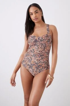 Dorothy Perkins Tummy Control Detachable Strap Swimsuit