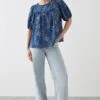 Dorothy Perkins Petite Floral Yoke Blouse