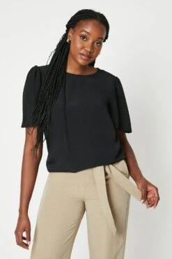 Dorothy Perkins Chiffon Contrast Angel Sleeve Blouse