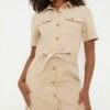 Dorothy Perkins Tall Cargo Twill Mini Dress