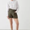Dorothy Perkins Petite Frill Waist Shorts