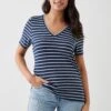 Dorothy Perkins V Neck Short Sleeve Side Split T-Shirt