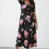 Dorothy Perkins Spaced Floral V Neck Midi Dress
