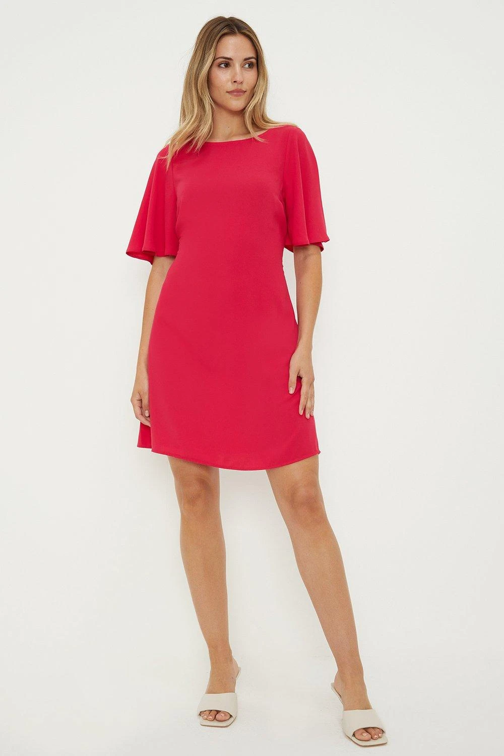 Dorothy Perkins Flutter Sleeve Mini Dress 5 Dorothy Perkins Flutter Sleeve Mini Dress - Image 5