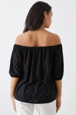Dorothy Perkins Broderie Jersey Bardot -Perkinsdory Store bqq11328 black xl 2