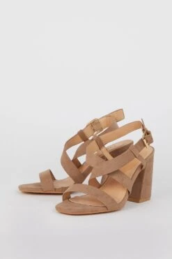 Dorothy Perkins Seema Casual Block Heel Sandals -Perkinsdory Store bqq11337 taupe xl 2