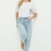 Dorothy Perkins Petite Cropped Slim Mom Jeans