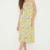 Dorothy Perkins Floral Ruffle V Neck Midi Dress