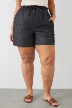 Dorothy Perkins Curve Lightweight Denim Short -Perkinsdory Store bqq11509 black xl 1