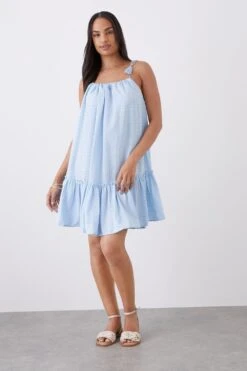 Dorothy Perkins Mini Tassel Beach Dress -Perkinsdory Store bqq11766 blue xl 3