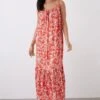 Dorothy Perkins Maxi Tassel Detail Printed Beach Dress