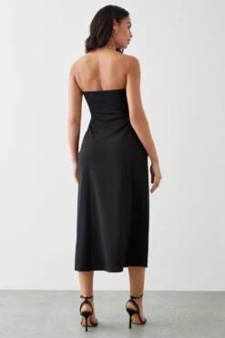 Dorothy Perkins Bandeau Midi Dress With Pockets -Perkinsdory Store bqq11865 black xl 2