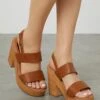 Dorothy Perkins Rover Platform Wedge Sandals