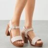 Dorothy Perkins Thalia Wooden Platform Heels