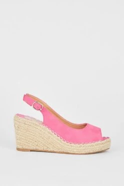 Dorothy Perkins Remi Peep Toe Sling Back Wedges -Perkinsdory Store bqq12031 fuchsia xl 1