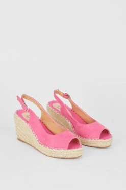 Dorothy Perkins Remi Peep Toe Sling Back Wedges -Perkinsdory Store bqq12031 fuchsia xl 2