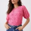 Dorothy Perkins Petite Pink Lace Top