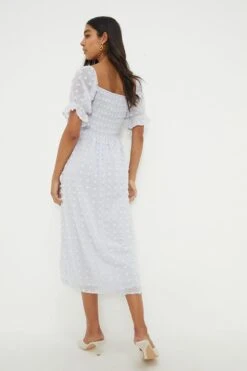 Dorothy Perkins Dobby Chiffon Midi Dress -Perkinsdory Store bqq12270 lilac xl 2