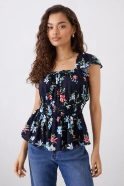 Dorothy Perkins Petite Frill Strap Cami Top