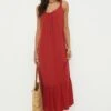 Dorothy Perkins Ruched Strap Beach Dress