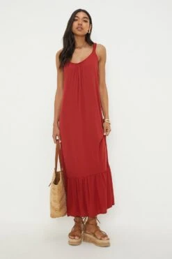 Dorothy Perkins Ruched Strap Beach Dress