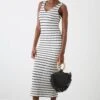 Dorothy Perkins Stripe Knitted Maxi Beach Dress