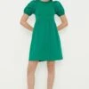 Dorothy Perkins Poplin Jersey Mix Smock Mini Dress