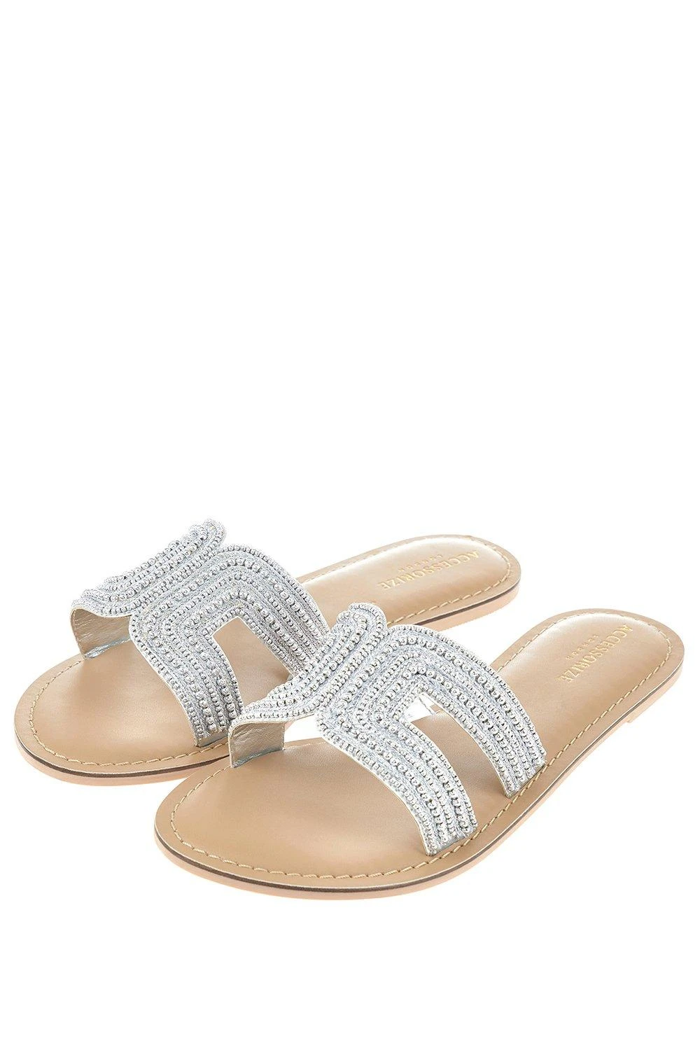 Accessorize 'Bella' Metallic Beaded Slider 2 Accessorize 'Bella' Metallic Beaded Slider - Image 2