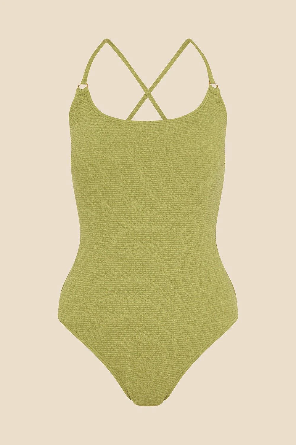 Accessorize Crinkle Scoop Neck Swimsuit 4 Accessorize Crinkle Scoop Neck Swimsuit - Image 4