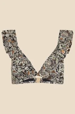 Accessorize Bohemian Floral Bikini Top -Perkinsdory Store m5045463215894 natural xl 3