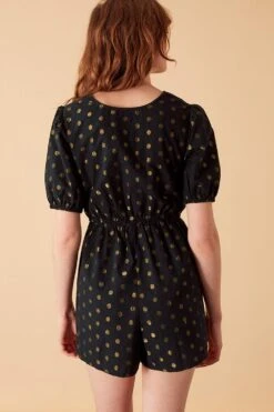 Accessorize Dobby Playsuit -Perkinsdory Store m5045463250291 black xl 2