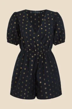 Accessorize Dobby Playsuit -Perkinsdory Store m5045463250291 black xl 3