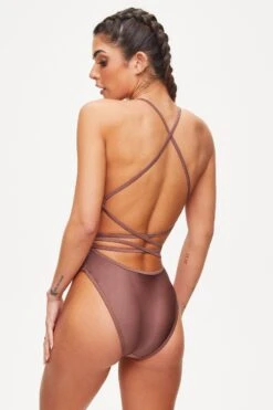 Ann Summers Gold Coast Soft Swimsuit -Perkinsdory Store m5050890604760 beige xl 3