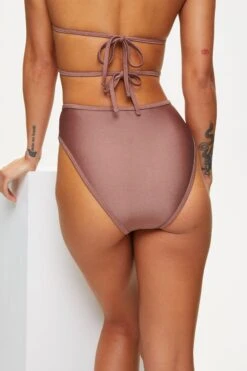 Ann Summers Gold Coast High Waisted Bikini Bottom -Perkinsdory Store m5050890605484 beige xl 3
