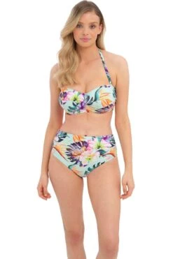 Fantasie Paradiso Underwire Twist Bandeau Bikini Top -Perkinsdory Store xdd06152 floral xl 5