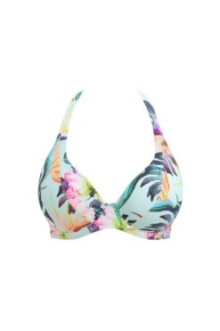 Fantasie Paradiso Underwire Halter Neck Bikini Top -Perkinsdory Store xdd06153 floral xl 2